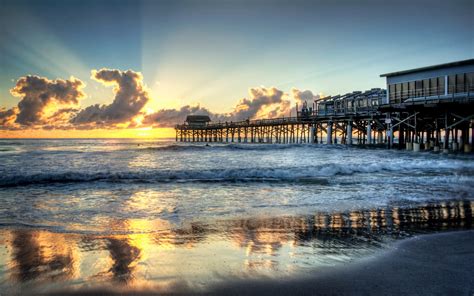 Sunrise at Cocoa Beach Pier photo & image | landscape, sunrise & sunset ...