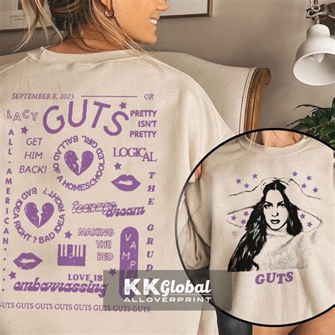 Guts Olivia Rodrigo Shirt Olivia Rodrigo Guts Merch Olivia - Etsy