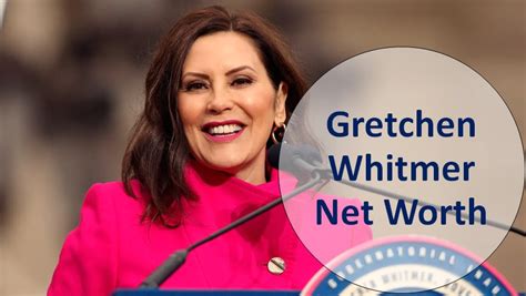 Gretchen Whitmer Net Worth 2023: Biography, Salary, Height and Family - Edudwar