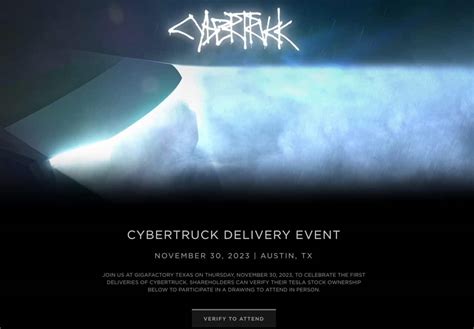 Tesla Cybertruck Delivery Event is open to (nearly) everyone