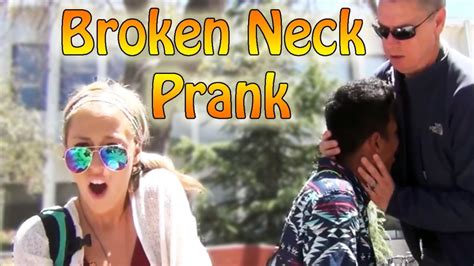 Neck Cracking Gone Wrong – Broken Neck Prank – INTHEFAME