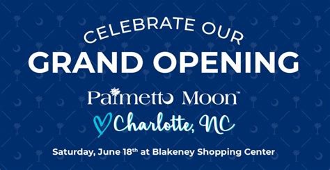 Palmetto Moon Charlotte Grand Opening Celebration | Blakeney Shopping Center, Charlotte, NC ...