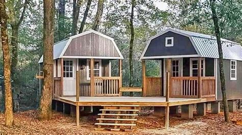 The 'We-Shed' Is a Dual Shed For Him and Her With a Conjoined Deck | Shed to tiny house ...