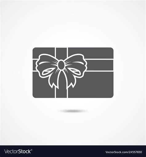 Gift card icon Royalty Free Vector Image - VectorStock