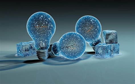 HD wallpaper: Iced Light Bulbs, cool, blue | Wallpaper Flare