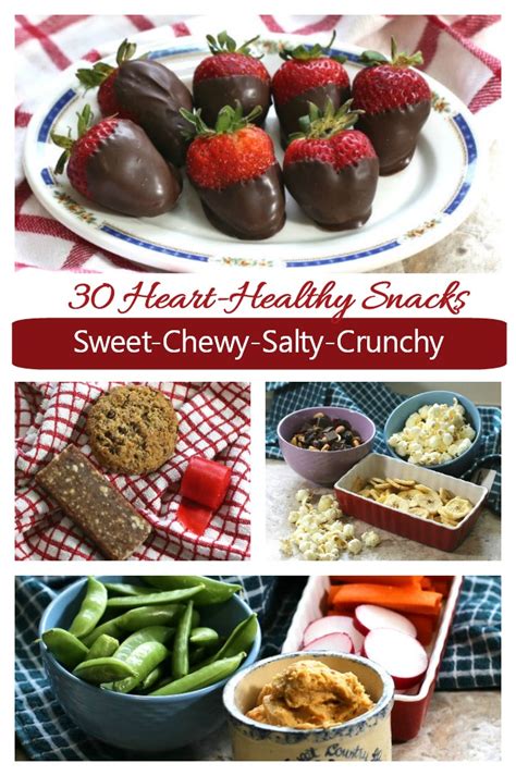 30 Heart Healthy Snacks - Food Replacements for a Healthier Lifestyle