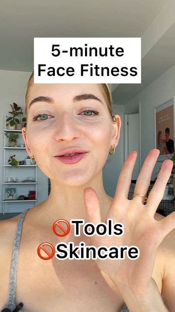 Valeriia Veksler Wellness Nurse on Instagram: "5-minute Face Fitness Save it to try later! Repea ...