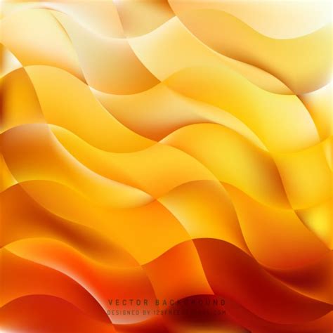 Abstract Yellow Orange Background Vector