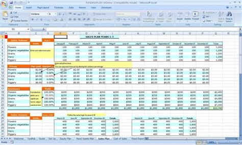 Forecast Spreadsheet Template — db-excel.com