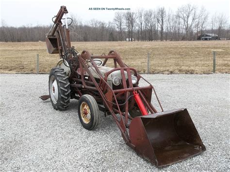 Ford 8n tractor loader backhoe