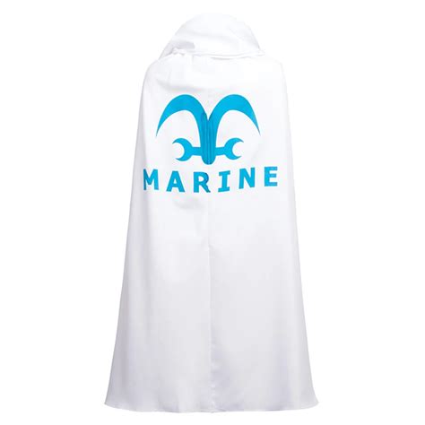 Unisex Marine Soldier White Cosplay Cloak Costume | One piece ...