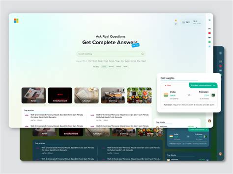 Microsoft Bing- Search Engine Redesign by CMARIX on Dribbble