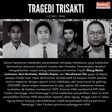 Tragedi Trisakti 12 Mei – Ujian