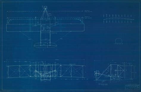 Somerset House - Images. WRIGHT BROTHERS PLANE,BLUEPRINT