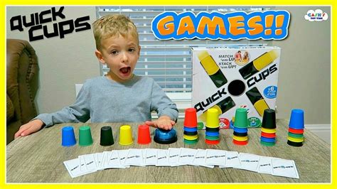 QUICK CUPS Color Matching Stacking Kid Game Review - YouTube