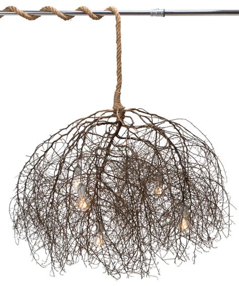 The Native Chandelier, Natural - Rustic - Chandeliers - by Same Tree