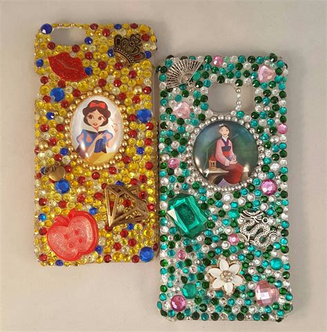 Princess Phone case custom choice bling bejeweled disney