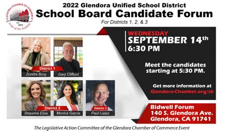 2022 Glendora Unified School District Candidate Forum - Glendora City News