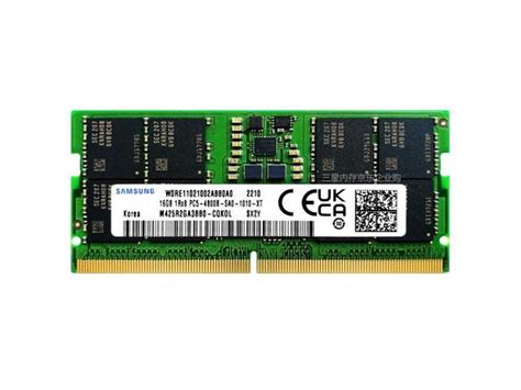 Samsung 1x16GB DDR5 4800MHz 262-Pin DDR5 SO-DIMM NON-ECC Notebook ...