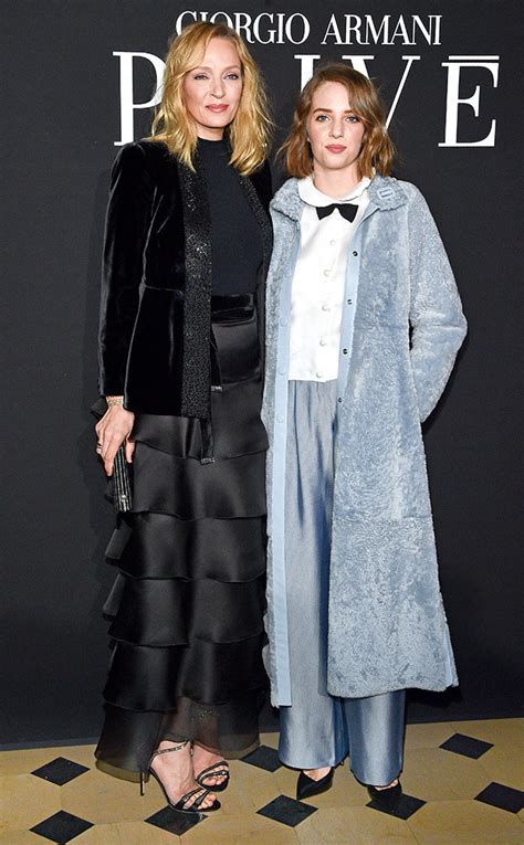 Uma Thurman and Her Daughter Maya Hawke Are Totally Twinning During Fashion Week - E! Online - AU