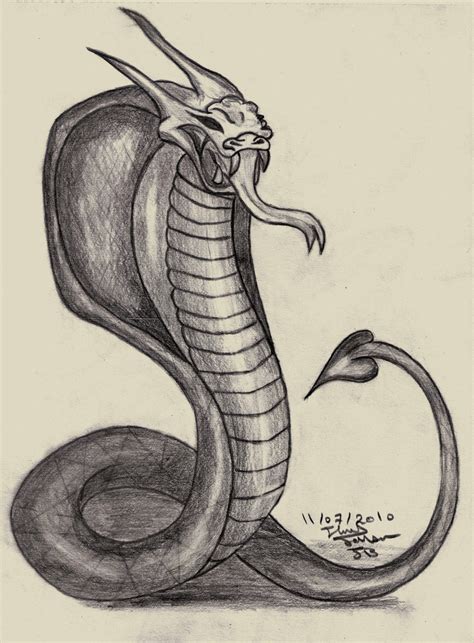 Pencil Drawings Of Cobras