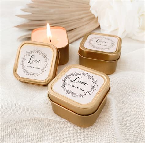 Personalized Wedding Favor Candle Wedding Favors for Guests Ideas ...