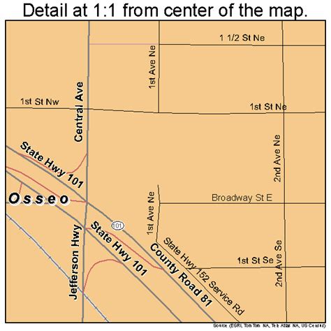 Osseo Minnesota Street Map 2749012