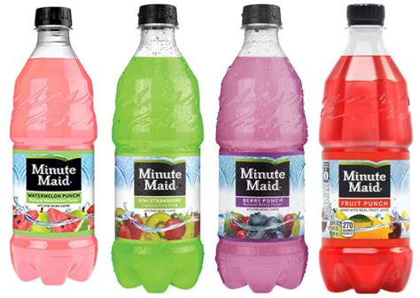 Minute Maid Fruit Punch 12, 20 Ounce Bottles (4 Flavor Variety Pack ...