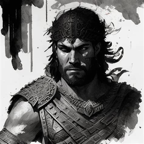 Thracian Gladiator Drawings