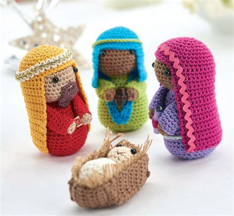 Crochet nativity: part 2 | Knitting Patterns | Let's Knit Magazine | Christmas crochet patterns ...