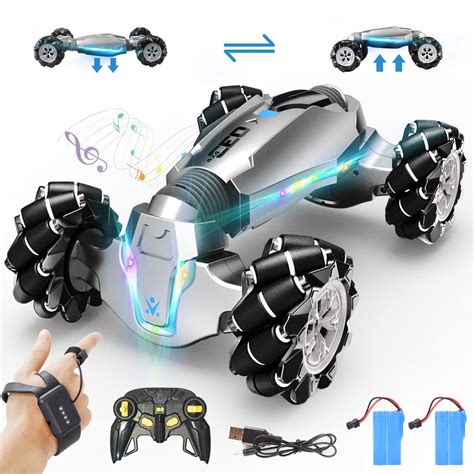 Buy 1:10 Scale Gesture Sensing Rc Stunt Car, 4WD Remote Control Hand ...