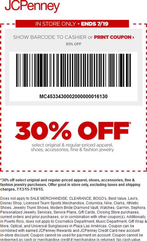 30% off today at JCPenney | Jcpenney coupons, Shopping coupons, Coupons