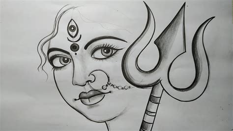 Top more than 67 durga devi pencil drawing best - xkldase.edu.vn