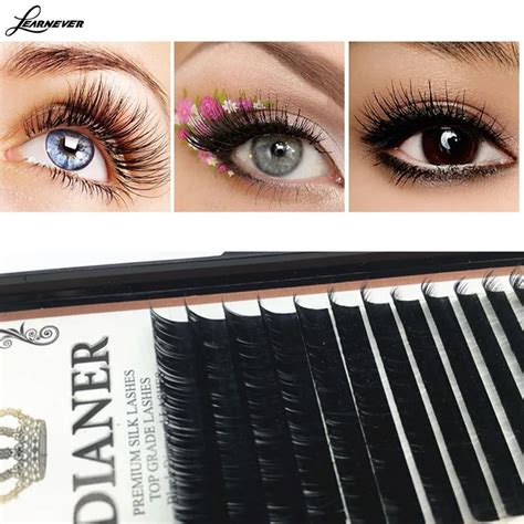 Aliexpress.com : Buy Mixed Size Mink Individual False Eyelashes Fake Lash Semi Permanent ...