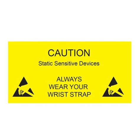 ESD Protected Area Sign - Rigid - Antistat (US) ESD Protection