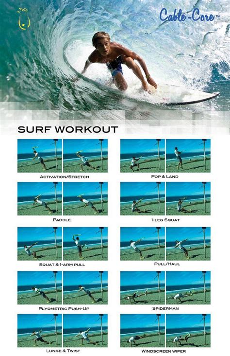 Surf workout. Some of these are gonna get me some VERY funny looks at the gym. #surfworkout in ...