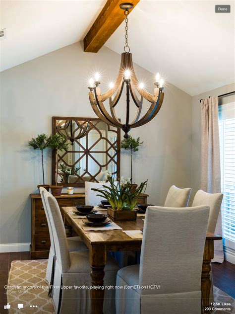 Dining room | Modern farmhouse dining room, Rustic dining room lighting ...