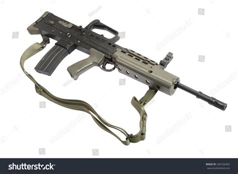 British Assault Rifle L85a1 Isolated On Stock Photo (Edit Now) 246726283