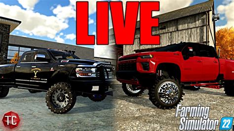 Farming Simulator 22 LIVE: CUSTOM LIFTED TRUCKS RP! NEW HOUSES, FARMS, REAL BUILDINGS, & MORE ...