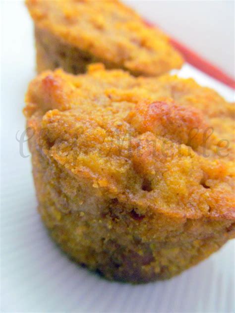 Pumpkin Bread Pudding Muffins - The Schizo Chef