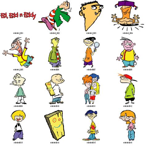 Ed Edd And Eddy Characters