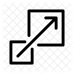 Enlarge Logo Icon - Download in Line Style