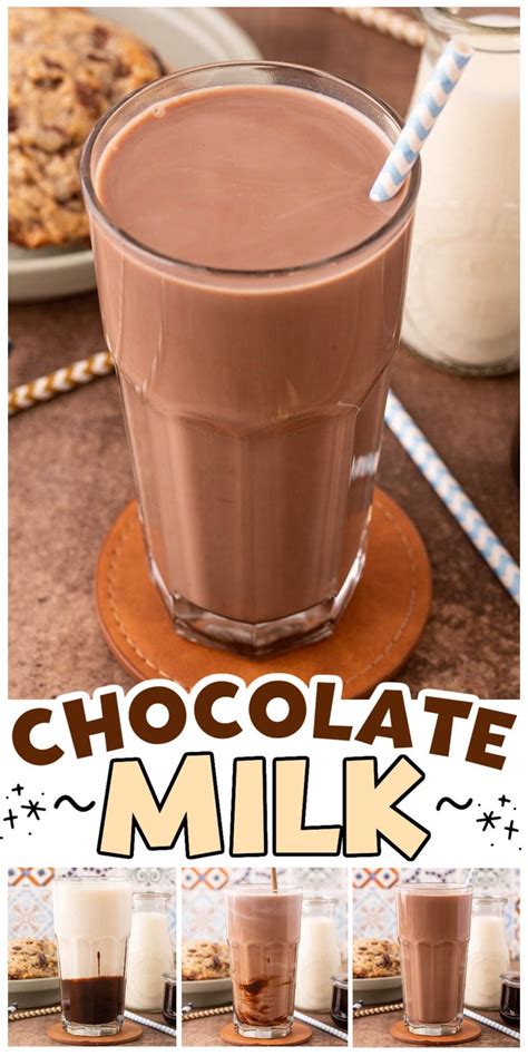 Homemade Chocolate Milk | Milk chocolate recipes, Chocolate drink recipes, Chocolate milk