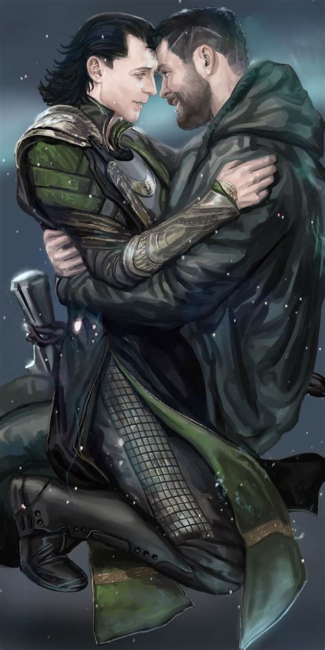 The hug we all deserve. See you guys at Endgame. | Thorki, Thor x loki ...