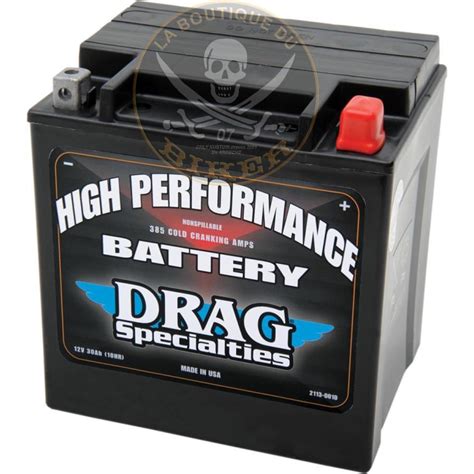 BATTERIE POUR HARLEY FLT/FLHT/FLHX/FLTR/FLHR 1997-2018...OEM NO HD 66010-97 A/C DRAG SPECIALTIES BAT