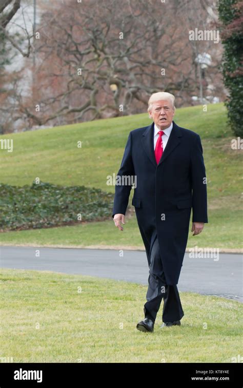 Washington DC, USA. 22nd Dec, 2017. President Donald Trump leaves the ...