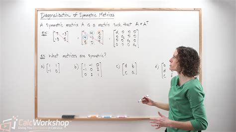 Diagonalization of Symmetric Matrices (Steps & Strategies)