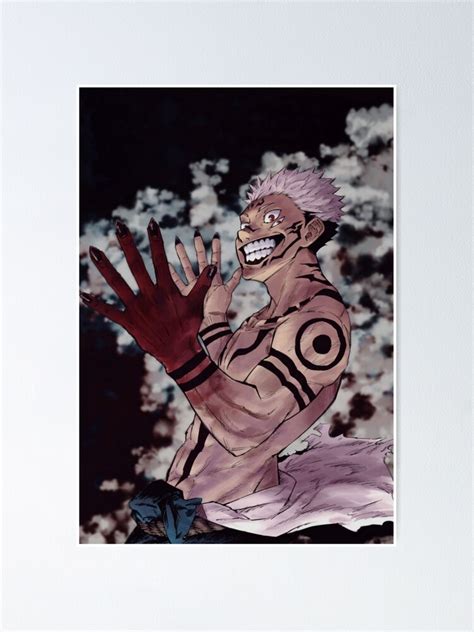 "Sukuna Laughing" Poster for Sale by BerserkerArmy | Redbubble