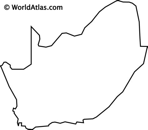 South Africa Map Outline ~ CINEMERGENTE