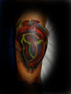 clockworktattoo - HUMAN HEART tattoo by tatupaul